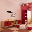 Love  wall decals - Wall decal Pen and Love - ambiance-sticker.com