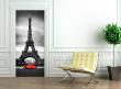 Wall decals for doors - Wall decal door Eiffel Tower - ambiance-sticker.com
