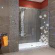 Wall decals for doors -Shower door wall decal Small soap bubbles - ambiance-sticker.com