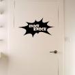 Wall decals for doors - Wall decal door knock-knock - ambiance-sticker.com
