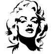 Movie Wall decals - Wall decal Marilyn Monroe Portrait - ambiance-sticker.com