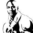 Figures wall decals - Wall decal Mike Tyson Portrait - ambiance-sticker.com