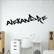 Wall decal Personalized - Wall decal Customizable Name Bombing - ambiance-sticker.com
