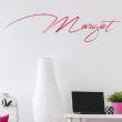 Wall decal Personalized Name Anne’s calligraphy - ambiance-sticker.com