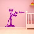 Wall decals Names - The panther Wall decal Customizable Names - ambiance-sticker.com