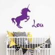 Wall decals Names - Unicorn Wall decal Customizable Names - ambiance-sticker.com