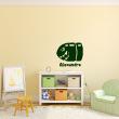 Wall decals Names - Rocket Wall decal Customizable Names - ambiance-sticker.com