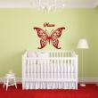 Wall decals Names - Butterfly Wall decal Customizable Names - ambiance-sticker.com