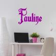 Wall decal Personalized - Wall sticker customisable name epic vintage - ambiance-sticker.com