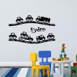 Wall decals Names - Cars and trucks Wall decal Customizable Names - ambiance-sticker.com