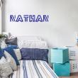 Wall decal Personalized - Wall decal customizable name disco vintage - ambiance-sticker.com