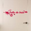 Bathroom wall decals - Wall decal sricker Salle de bain - ambiance-sticker.com