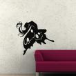 Figures wall decals - Wall decal Silhouette dancing fairy rhythmically - ambiance-sticker.com