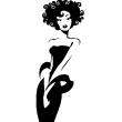 Figures wall decals - Wall decal Silhouette Girl - ambiance-sticker.com