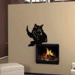 Animals wall decals - Silhouette wolf Wall decal - ambiance-sticker.com