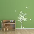 Animals wall decals - Silhouette birds around a tree Wall decal - ambiance-sticker.com