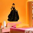 Figures wall decals - Wall decal Princess silhouette - ambiance-sticker.com