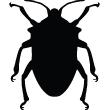 Animals wall decals - Silhouette bug Wall decal - ambiance-sticker.com