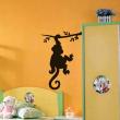 Animals wall decals - Monkey on a tree Wall decal - ambiance-sticker.com