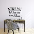 Wall decals with quotes -  Wall decal STRESS ? - decoration - ambiance-sticker.com