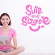 Wall decals with quotes - Wall decal Suis tout sourire - ambiance-sticker.com