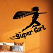 Figures wall decals - Wall decal Super girl - ambiance-sticker.com