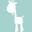 Wall decals whiteboards - Wall decal Giraffe cartoon - ambiance-sticker.com
