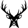 Animals wall decals - Deer head Wall decal - ambiance-sticker.com