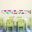 Wall decals for babies  Tetris border wall decal - ambiance-sticker.com