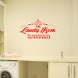 Wall decals with quotes - Wall decal The laundry Room for same day service - decoration - ambiance-sticker.com
