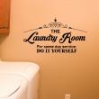 Wall decals with quotes - Wall decal The laundry Room for same day service - decoration - ambiance-sticker.com