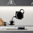 Wall decals for the kitchen - Wall decal Teapot and cup - ambiance-sticker.com