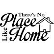 Wall decals with quotes - Wall decal There's no place like home - ambiance-sticker.com