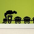 Wall decals for babies  Freight train wall decal - ambiance-sticker.com