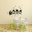Wall decals for kids - Trains with bear, elephant, rabbit wall decal - ambiance-sticker.com