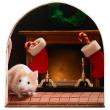 Wall decals landscape - Wall decal Landscape Mouse hole ready for Christmas - ambiance-sticker.com