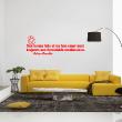 Wall decals with quotes - Wall decal Wall decal Une bonne tête et un bon coeur - Nelson Mandela decoration - ambiance-sticker.com