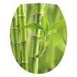 WC wall decals - Wall decal Green bamboo branch - ambiance-sticker.com