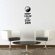 Wall decals ZEN - Wall decal Keep calm and stay zen - ambiance-sticker.com
