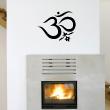 Wall decals ZEN - Wall decal Ohm and flower - ambiance-sticker.com
