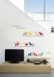 Small Colorful Horses wall decal - ambiance-sticker.com