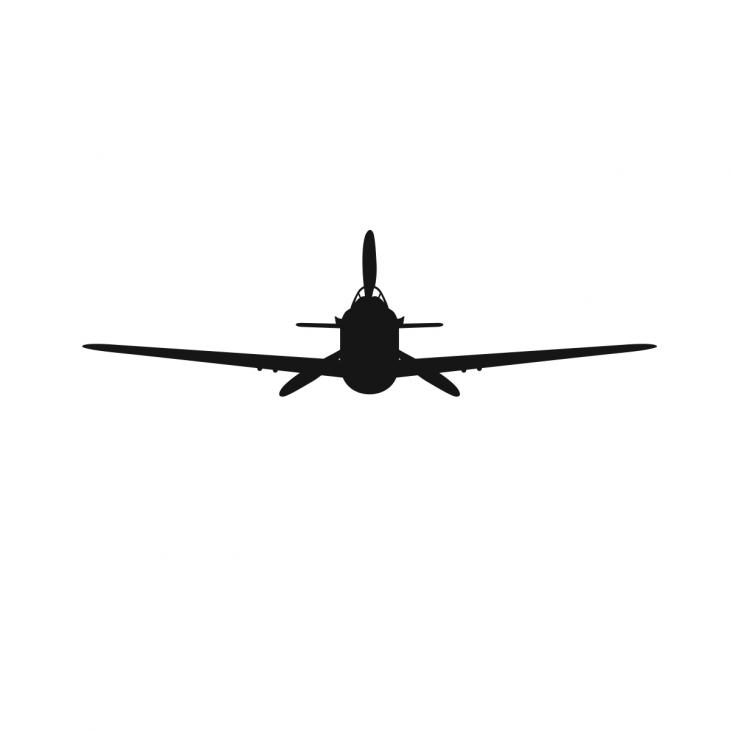 Wall decals design - Wall decal Aircraft in flight - ambiance-sticker.com