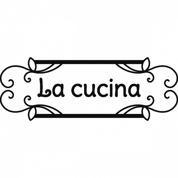Wall decals for the kitchen - Wall decal La cucina - ambiance-sticker.com