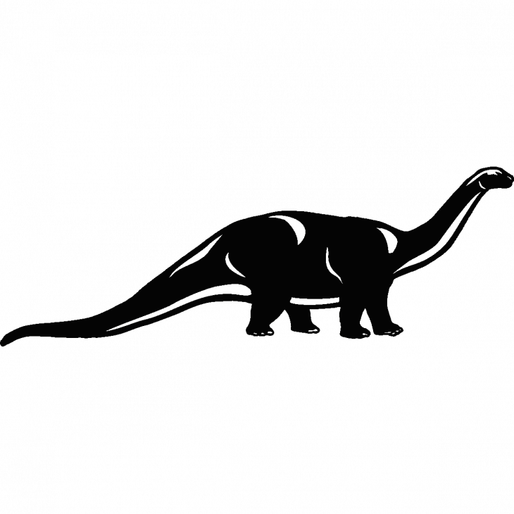 Animals wall decals - Dinosaur standing Wall decal - ambiance-sticker.com