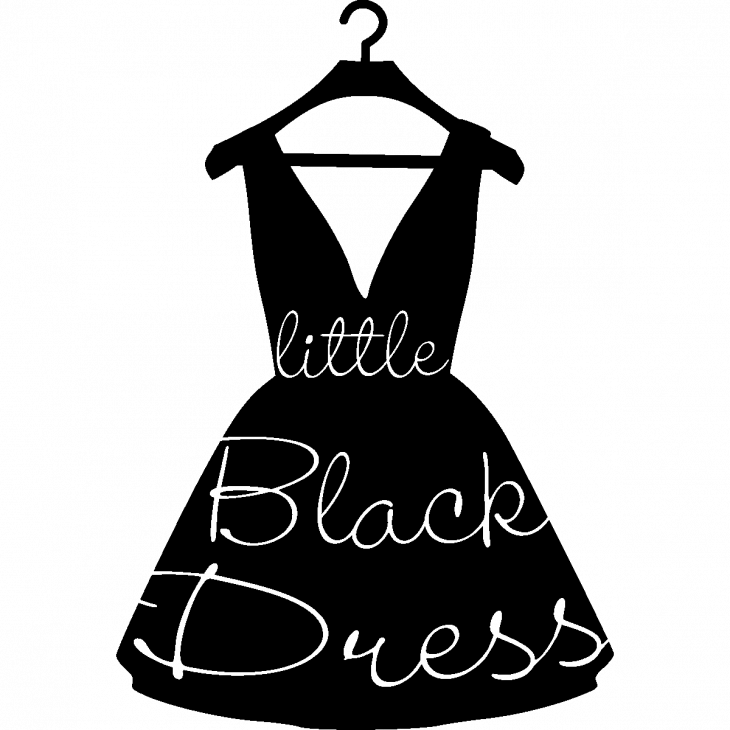 Wall decals design - Wall decal Little Black dress - decoration - ambiance-sticker.com