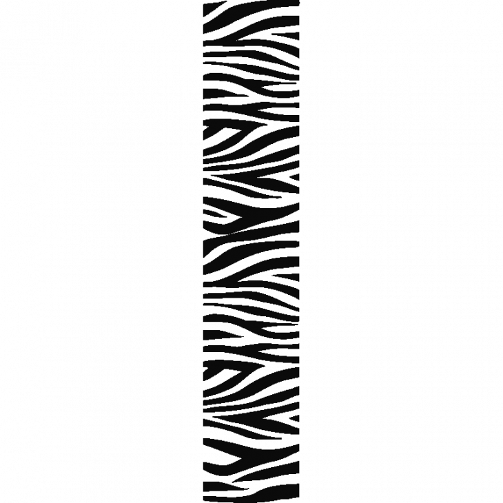 Zebra pattern long - ambiance-sticker.com
