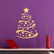 Arbre de Noël avec des étoiles - ambiance-sticker.com