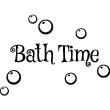Vinilos decorativos de baño - Vinilo Bath time - ambiance-sticker.com