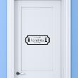 Vinilos decorativos de baño - Vinilo baño door puerta design - ambiance-sticker.com