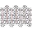 Vinilos baldosas de cemento hexagonal - Vinilos baldosas de cemento hexagonal gris acero - ambiance-sticker.com